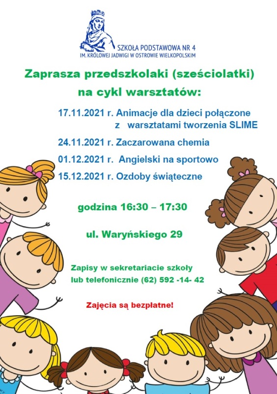 Warsztaty dla przedszkolaków