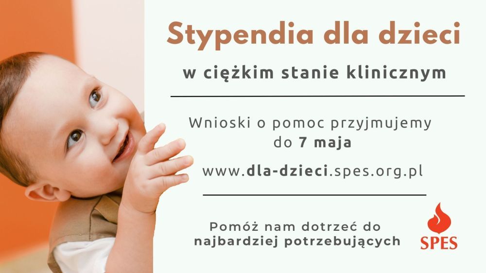 Stypendia dla dzieci w ciężkim stanie klinicznym