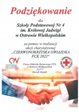 podziekowanie pck